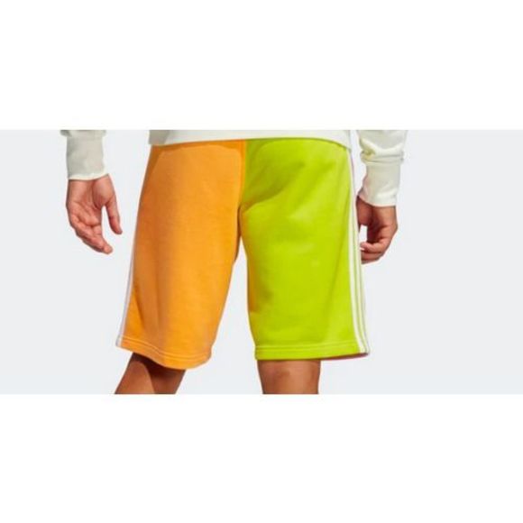 adidas H43975 Unisex Sz Small Multicolor Love Unites Blocked Shorts - Picture 3 of 5